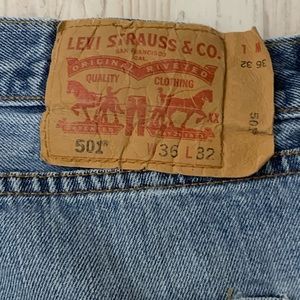 Levi's Jeans - Levi’s 501 Distressed Grunge Jeans Levi's Jeans - Levi’s 501 Distressed Grunge Jeans